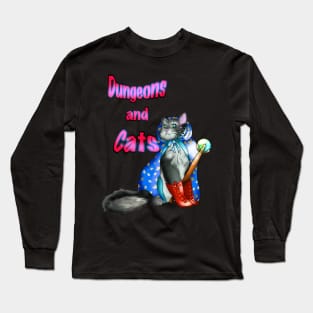 Pretty kitty dungeons and cats Long Sleeve T-Shirt